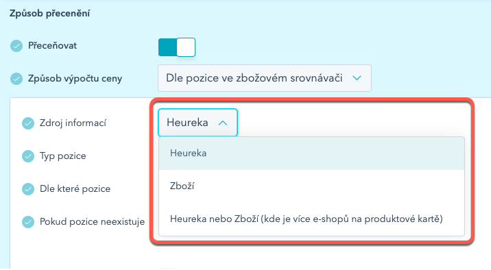 Výběr zdroje informací